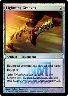 (Promo-FNM)Lightning Greaves/稲妻のすね当て